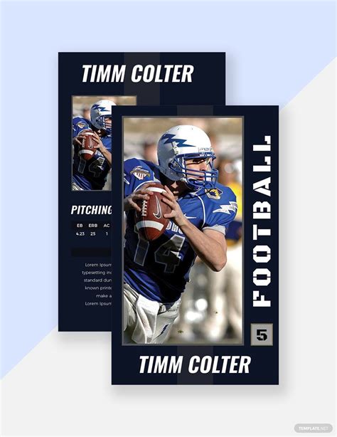 Trading Card Templates in PSD .